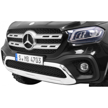 Mercedes Benz X-Class dla dzieci Czarny Pickup + Pilot + Napęd 4x4